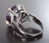 Серебряное кольцо с аметистом 10,85 карата Серебро 925