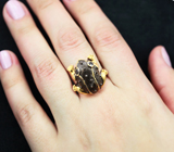 Серебряное кольцо с синими сапфирами Серебро 925