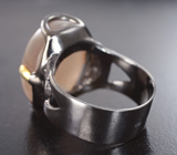 Серебряное кольцо с солнечным камнем Серебро 925