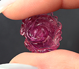 Резной рубеллит турмалин 20,48 карата 