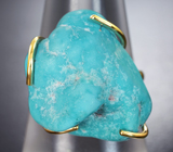 Золотое кольцо с армянской бирюзой 23,01 карата Золото