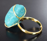 Золотое кольцо с армянской бирюзой 23,01 карата Золото