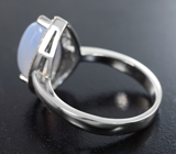 Элегантное серебряное кольцо с халцедоном