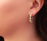 Серебряные серьги с кристаллическими эфиопскими опалами Серебро 925