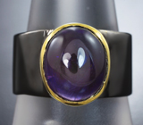 Серебряное кольцо со сливовым аметистом Серебро 925