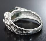 Кольцо с кристаллическим черным опалом 2,55 карата Серебро 925