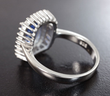 Замечательное серебряное кольцо с кианитом