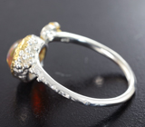 Серебряное кольцо с кристаллическим эфиопским опалом Серебро 925