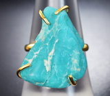 Золотое кольцо с монгольской бирюзой 19,41 карата Золото