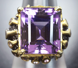 Серебряное кольцо с аметистами 15,5 карат Серебро 925