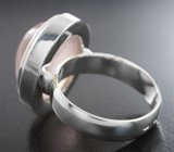 Кольцо c розовым кварцем 21,65 карата 