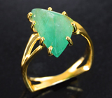 Золотое кольцо с уральским изумрудом 2,79 карата Золото