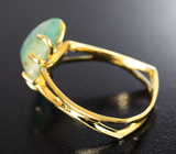 Золотое кольцо с уральским изумрудом 2,79 карата Золото