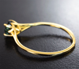 Золотое кольцо с гранатом со сменой цвета 0,7 карата Золото