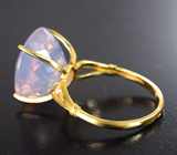 Золотое кольцо с лавандовым аметистом 10,8 карата Золото