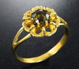 Золотое кольцо с андалузитом 0,57 карата
