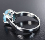 Изящное серебряное кольцо с ларимаром Серебро 925