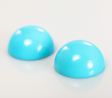 Пара кабошонов армянской бирюзы 4,71 карата 