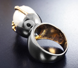 Серебряное кольцо с жемчужиной барокко