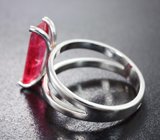 Кольцо с ограненным родонитом 2,2 карата