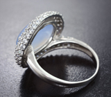 Изысканное серебряное кольцо с халцедоном Серебро 925