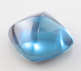 Насыщенно-синий топаз редкой огранки 5 карат 