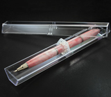 Ручка с розовым кварцем 