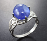 Ажурное cеребряное кольцо с танзанитом Серебро 925