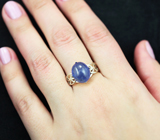 Ажурное cеребряное кольцо с танзанитом Серебро 925