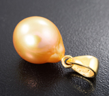Кулон с золотистой морской жемчужиной 13,64 карата Золото