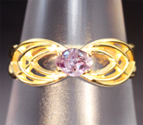 Золотое кольцо с уральским александритом авторской огранки 0,39 карата