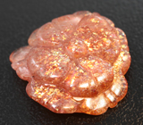 Резной солнечный камень 9,79 карата 