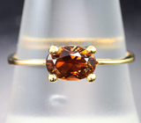 Золотое кольцо с полихромным андалузитом 0,9 карата