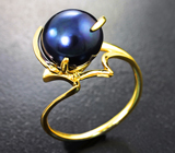Золотое кольцо с цветной жемчужиной 6,95 карата