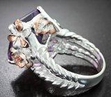 Серебряное кольцо с аметистом 18,65 карата