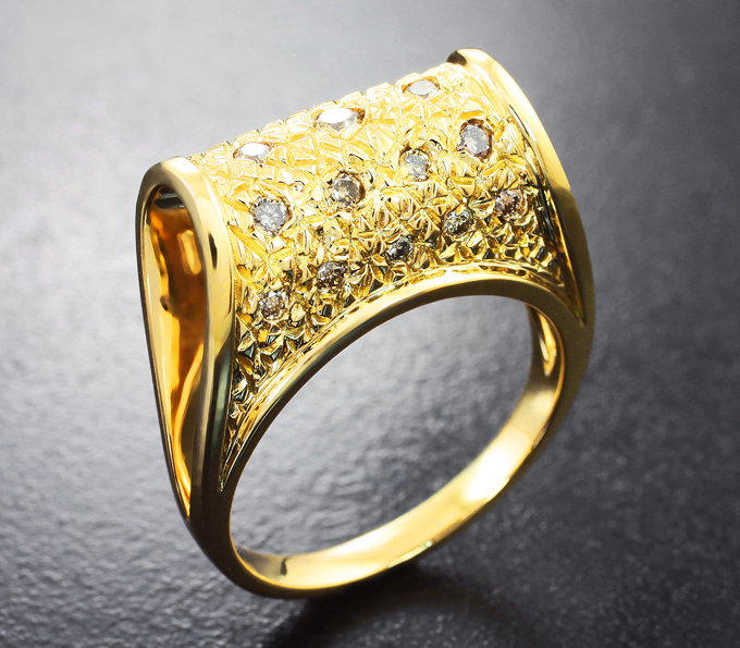 Кольцо с бриллиантами 0,4 карата