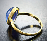 Золотое кольцо с танзанитом 6,03 карата