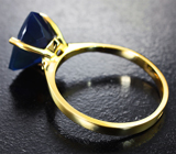 Кольцо с ограненным черным опалом 2,41 карата Золото