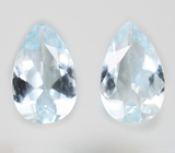 Пара аквамаринов 1,05 карата 
