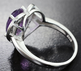 Романтичное серебряное кольцо с аметистом Серебро 925