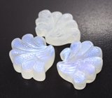 Набор из 3 резных лунных камней 54,58 карата 