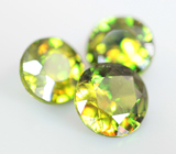 Набор из 3 сфенов 2,59 карата 