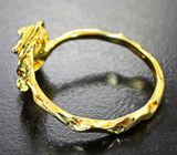 Золотое кольцо с уральским александритом 0,34 карата