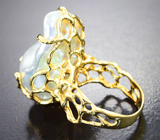 Кольцо с жемчужиной барокко 32,64 карата и бриллиантами Золото