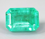 Кольцо с уральским изумрудом 5,6 карата и бриллиантами Золото