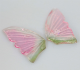 Пара резных турмалинов 2,04 карата 