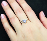 Прелестное серебряное кольцо с танзанитом 