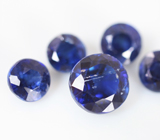 Набор из 5 насыщенных кианитов 5,15 карата 