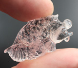 Резной морганит 20,14 карата 