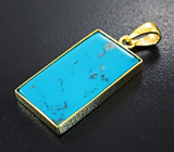 Крупный золотой кулон с армянской бирюзой 15,98 карата Золото